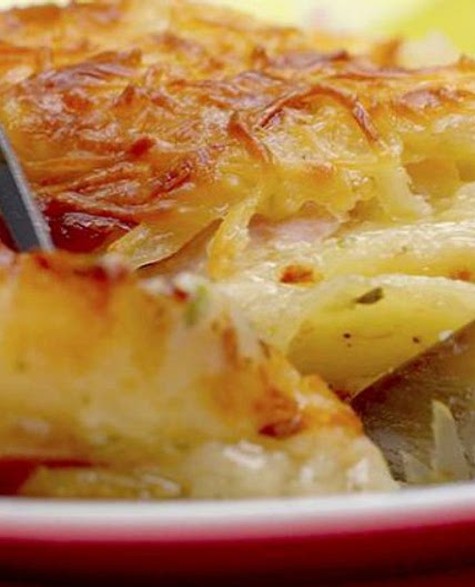 Pastel de patata y jamón