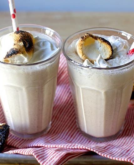 toasted marshmallow milkshake