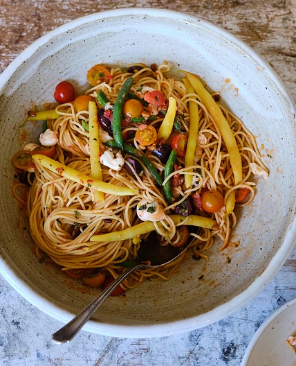 Spaghetti with No-Cook Sauce