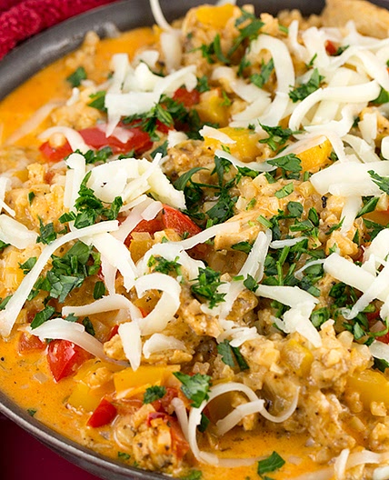 Low-Carb Cajun Chicken Skillet