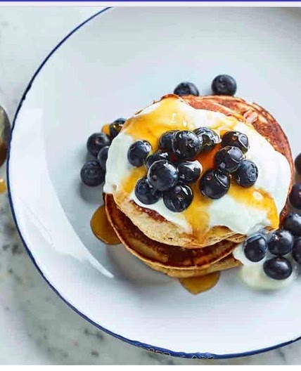 2-reduced- Almond and honey pancakes