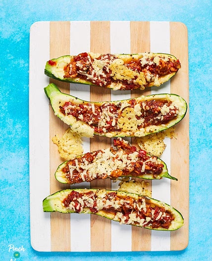 Lasagne Courgette Boats | Slimming & Weight Watchers Friendly