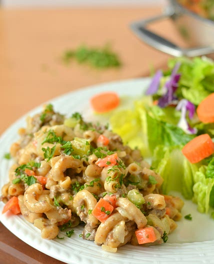 Homemade Cheesy Venison Hamburger Helper from Scratch