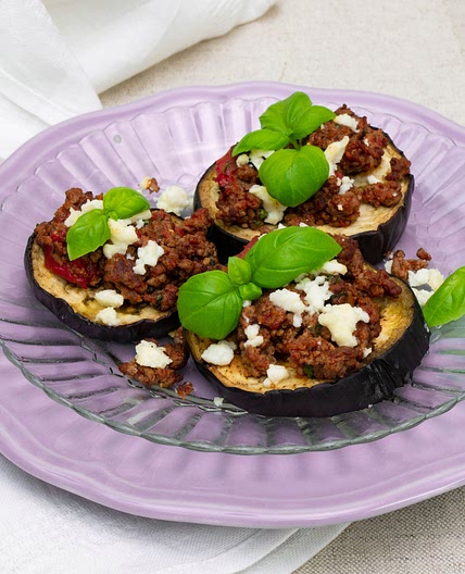 Mini-Auberginen-Pizza