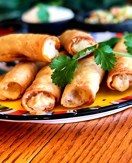 Vegan Air Fryer Taquitos