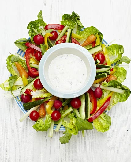 Minty yoghurt dip
