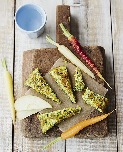 Michela’s kale, ricotta & squash omelette
