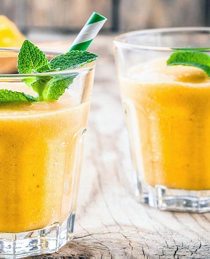 Frullato di mango e noci