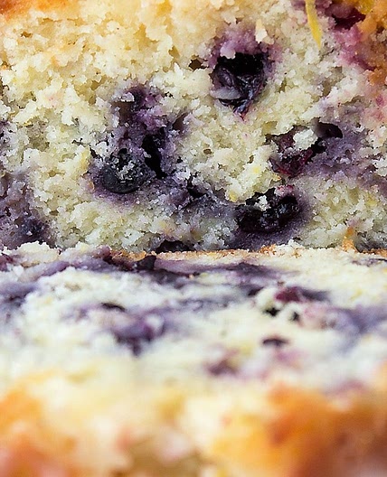 Moist Lemon Blueberry Loaf