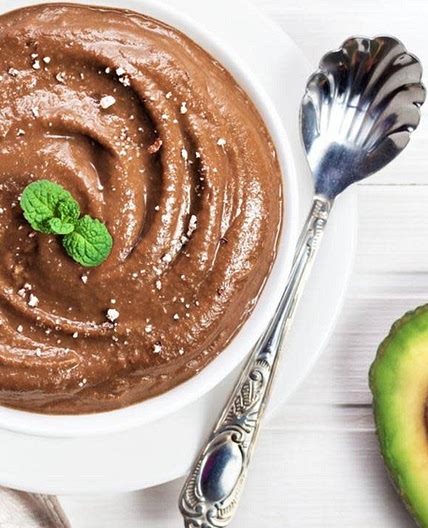 Dark Chocolate Avocado Protein Pudding