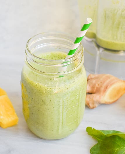 Low-FODMAP ‘Green Machine” Smoothie; Gluten-free, Vegan