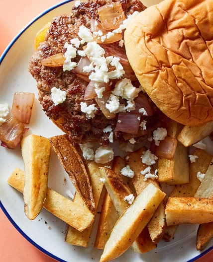 Onion & Feta Burger