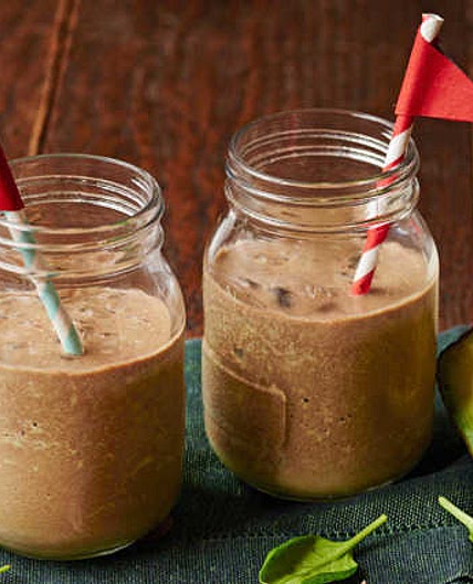 Chocolate avocado smoothie