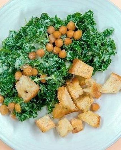 Vegan Caesar salad