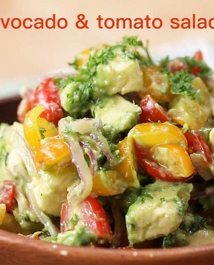 Avocado And Tomato Salad Recipe by Tasty