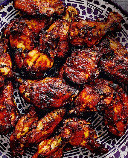 Sticky chicken wings