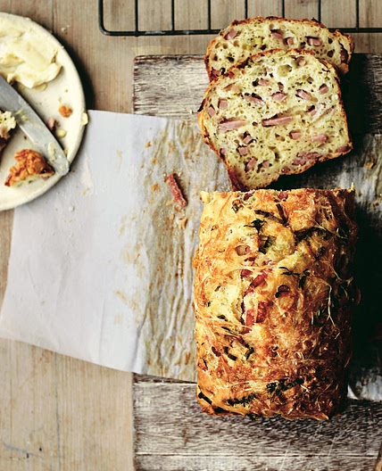 Savory Gruyère Bread With Ham