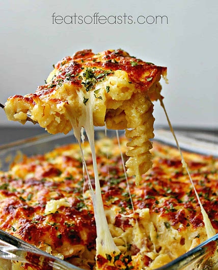 Chicken Alfredo Bake