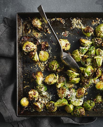 Parmesan Brussels sprouts