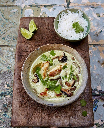 Thai green chicken curry