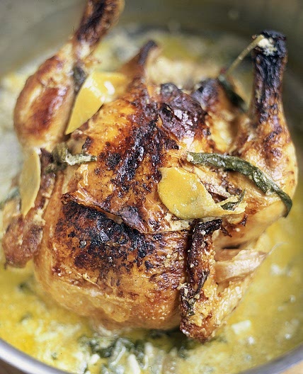 Chicken in milk