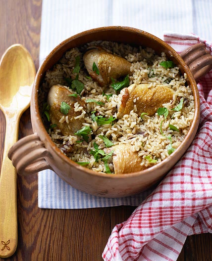 All-in-one rice & chicken