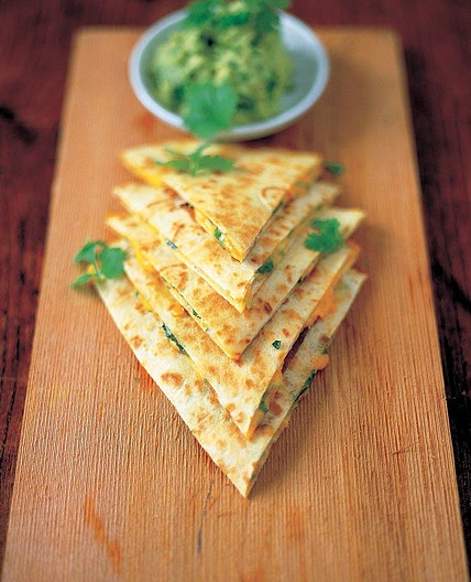 Quesadillas with guacamole