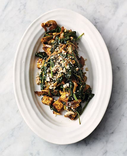 Speedy spinach curry