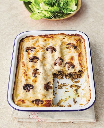 Mushroom cannelloni