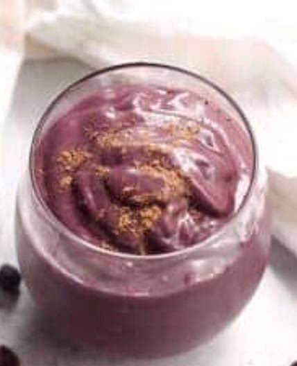 Creamy Chocolate Blueberry Smoothie