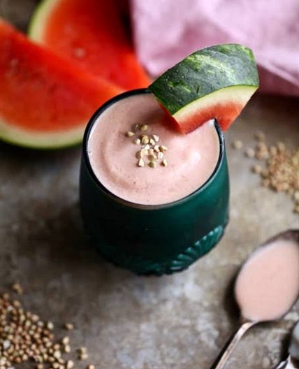 Watermelon and Banana Smoothie