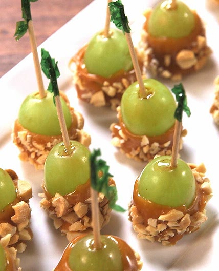 Caramel Apple Grapes