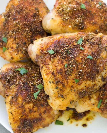 Baked Chicken Thighs