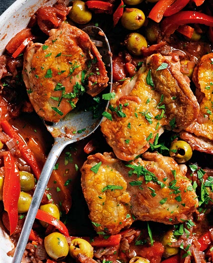 Quick and easy chicken cacciatore