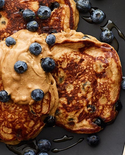 Blueberry Greek Yogurt Pancakes