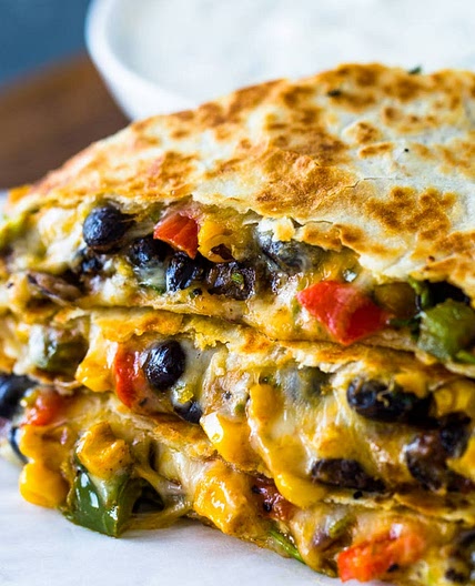 Southwest Veggie Quesadillas