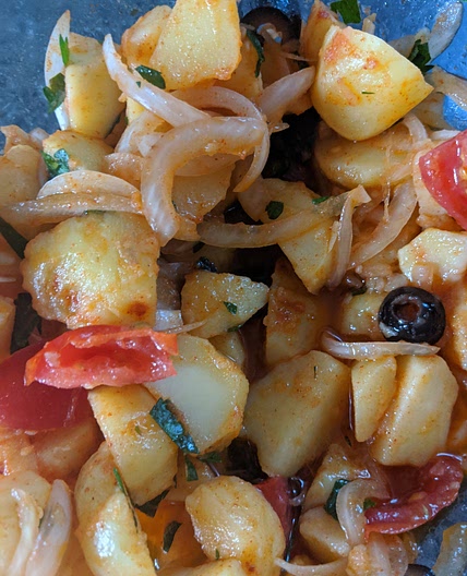 Turkish Potato Salad (Patates Salatası)