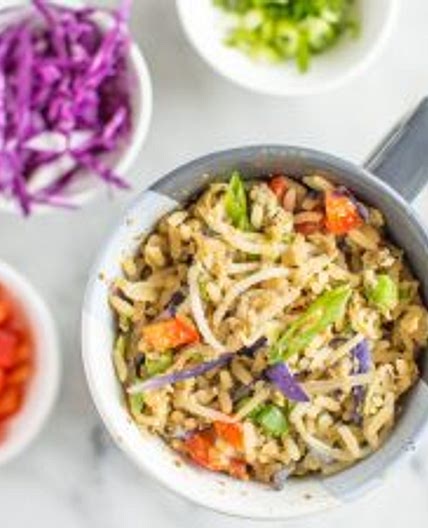 Egg Fried Rice in a Mug