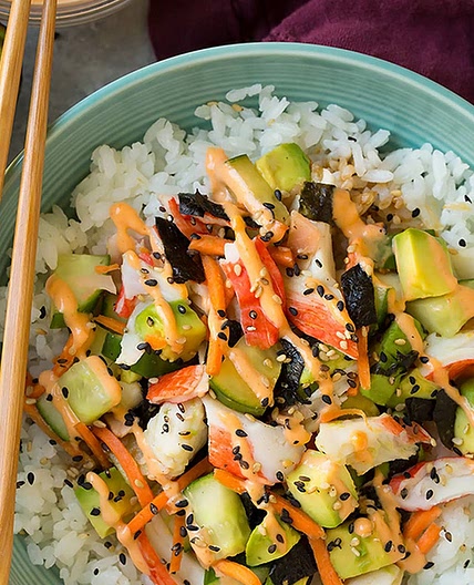 California Roll Sushi Bowls