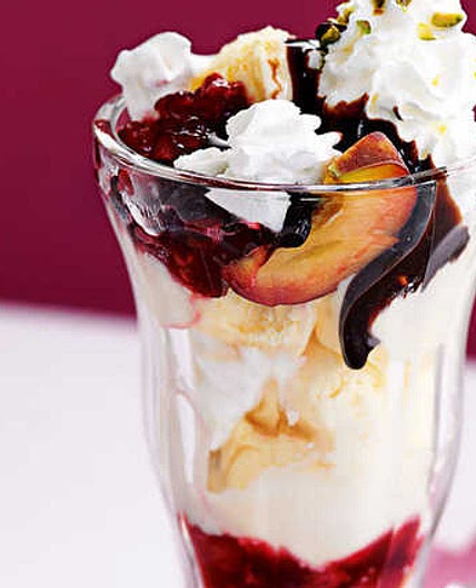Nutty knickerbocker glory