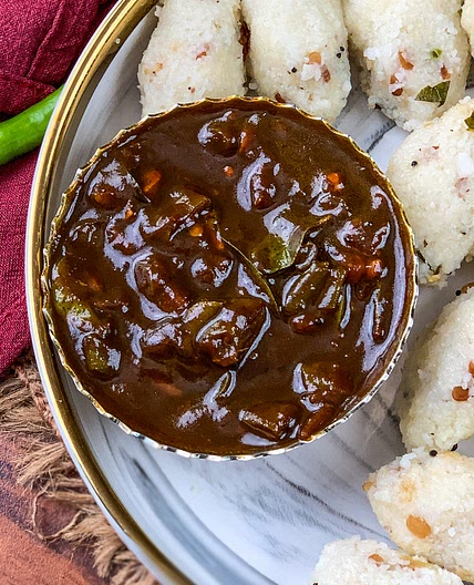 5.Puli Inji Recipe - Tamarind and Ginger Chutney