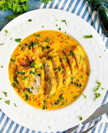 Spicy Brazilian Coconut Chicken