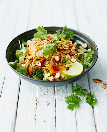 Chicken noodle stir-fry