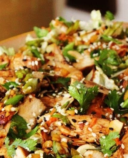 Grilled Ginger-Sesame Chicken Salad