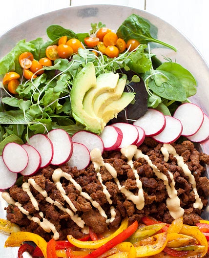 Paleo taco salad | Gluten-free, dairy-free, low-sodium