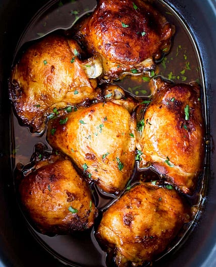 Slow Cooker Honey Garlic Chicken