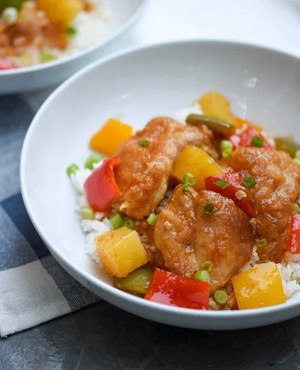 Slow Cooker Sweet and Sour Chicken