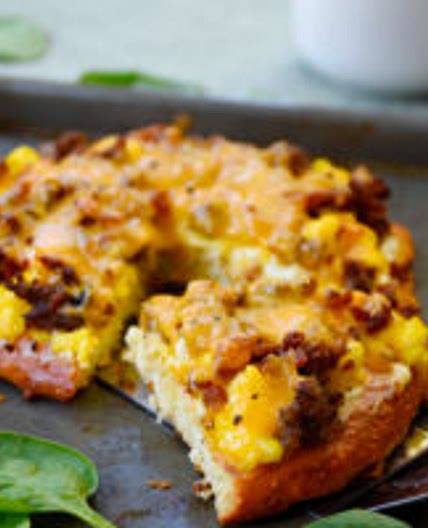 Sullivan's keDough breakfast pizza