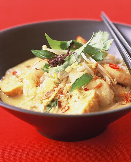 Easy seafood laksa