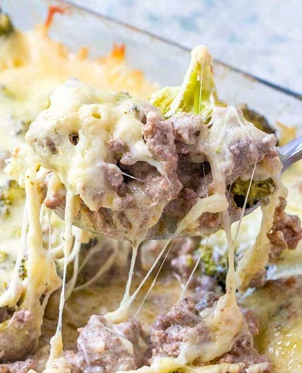 LOW CARB CHEESEBURGER CASSEROLE